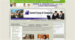 Desktop Screenshot of geomelgroup.com