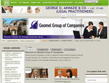 Tablet Screenshot of geomelgroup.com